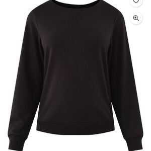 Casual Long Sleeve Shirt With Open Upper Back